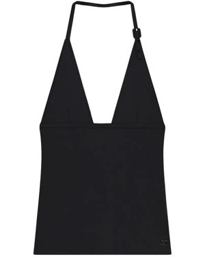 Courreges Jerseyoberteil Im Bikini-Style - Schwarz