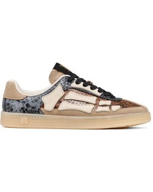 Amiri Snake-Embossed Trainers - Multicolour
