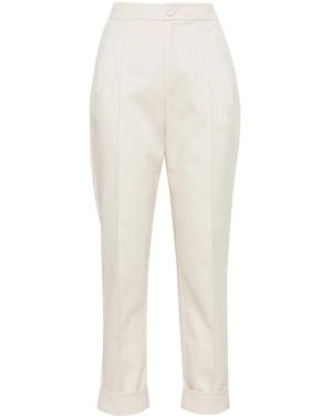 Dice Kayek Straight-Fit Trousers - White