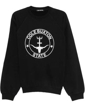 Cole Buxton Sudadera Con Logo Estampado - Negro