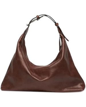 Liffner Adjustable Pillow Shoulder Bag - Brown