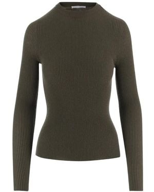 Oliver Lattughi Ribbed-Knit Crew-Neck Sweater - Green