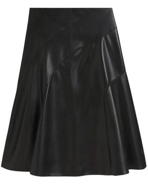 BOSS Panelled A-line Skirt - Black