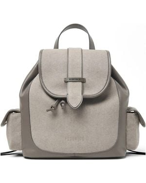 Peserico Flap-Pocket Backpack - Grey