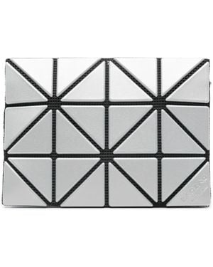 Issey Miyake Portemonnee Met Geometrisch Patroon - Grijs