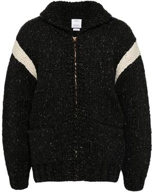 Visvim Cardigan Con Zip - Nero