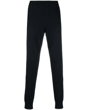 Corneliani Slim-Fit Knitted Track Trousers - Blue