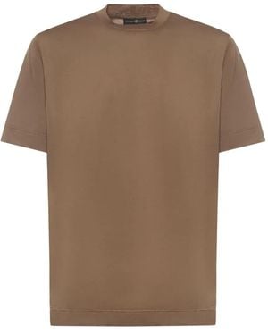 Giuliano Galiano Cotton T-Shirt - Brown