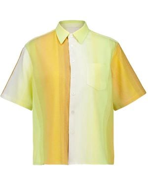 Marrakshi Life Striped Short-Sleeved Shirt - Yellow