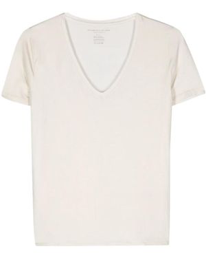 Majestic Filatures T-Shirt Con Effetto Metallizzato - Bianco