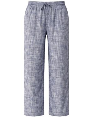Officine Generale Wilma Drawstring-Waist Trousers - Blue