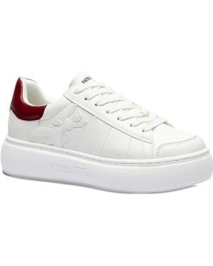 Patrizia Pepe Fly-Detail Sneakers - White