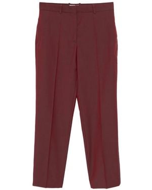 Jil Sander Hose Mit Geradem Bein - Rot