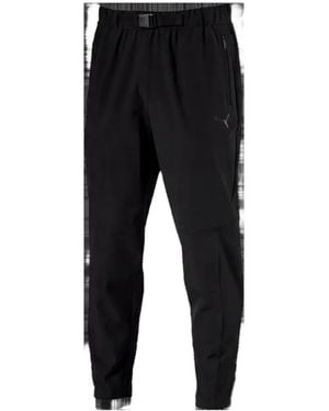 PUMA Ferrari Logo-Detail Track Pants - Black