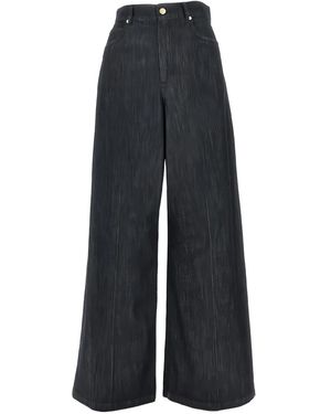 Max Mara Jean À Poches Multiples - Blue