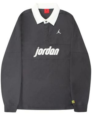 Nike Polo Brooklyn De Manga Larga - Gris