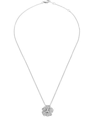 Leo Pizzo 18Kt Flora Diamond Necklace - White
