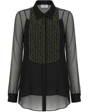 Iceberg Sequin-Embellished Shirt - Black