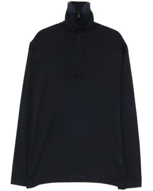 Lisa Yang Jersey Con Media Cremallera - Negro
