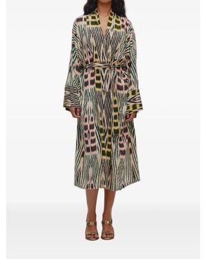 Rabens Saloner Sunita Kimono Dress - Natural