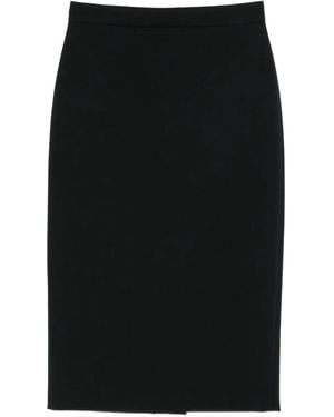 Max Mara High-Waisted Pencil Skirt - Black