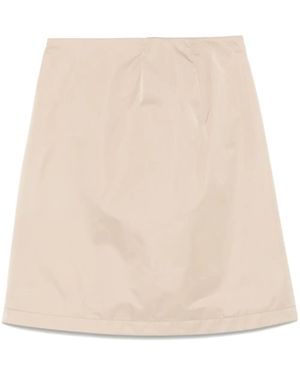 Moncler A-Line Midi Skirt - Natural