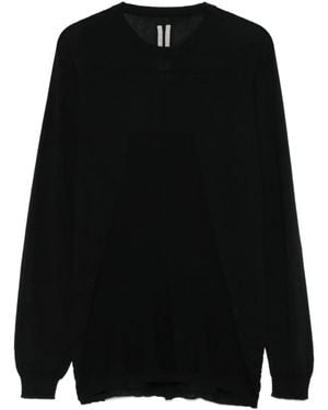 Rick Owens Round-Neck Jumper - Black