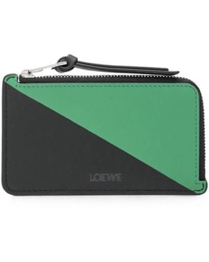 Loewe Flag Coin Cardholder - Green