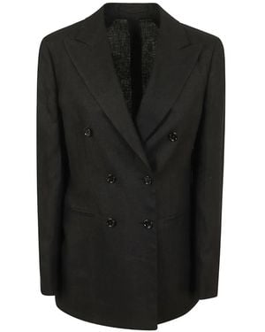 Lardini Blazer À Boutonnière Croisée - Black