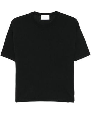Daniele Fiesoli ファインニット Tシャツ - ブラック
