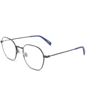 Levi's Logo-Detail Round-Frame Glasses - White