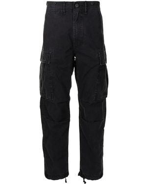 RRL Straight-Leg Cargo Pants - Black
