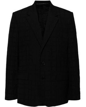 Givenchy Single-Breasted Blazer - Black