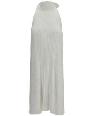 GONGDID DESIGN Bow-Detail Mini Dress - White