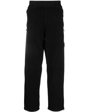 Stone Island Pantaloni Con Applicazione Compass - Nero