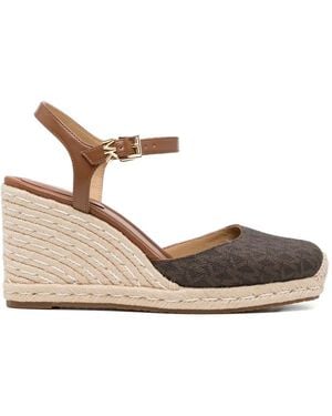 Michael Kors Kenzie Espadrille Wedge - Natural