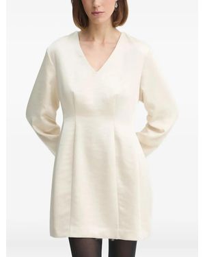 Herskind Kleid Mit V-Ausschnitt - Weiß