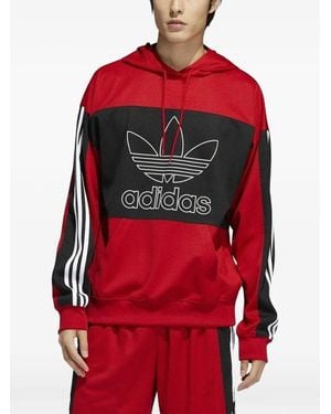 adidas Logo Hoodie - Red
