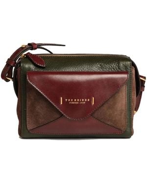 The Bridge Envelope-Flap Cross Body Bag - Brown