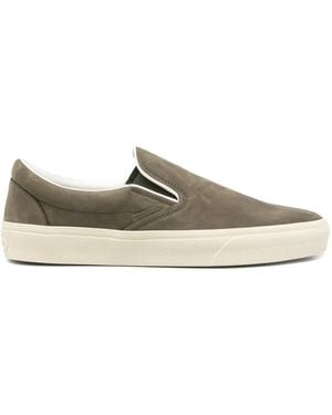 Tom Ford Leren Loafers - Bruin