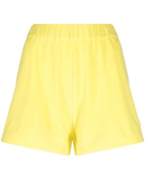 Moncler Terry Cloth Shorts - Yellow