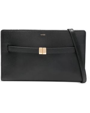 TOTEME Belted Cross Body Bag - Black