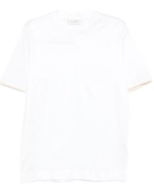 Yes London Crew-Neck Cotton T-Shirt - White