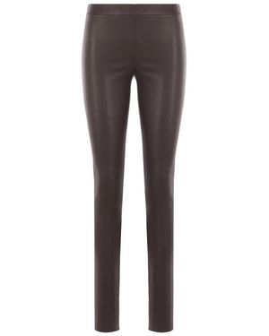 Arma Legging Roche En Cuir - Gris