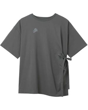 Musium Div. Graphic Tie T-Shirt - Grey