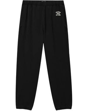 Izzue Elasticated-Cuff Track Trousers - Black