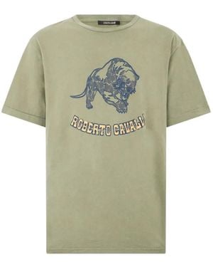 Roberto Cavalli Sage T-Shirt - Grün