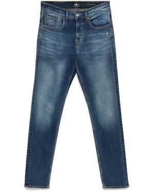 7 For All Mankind Slimmy Tapered Jeans - Blue