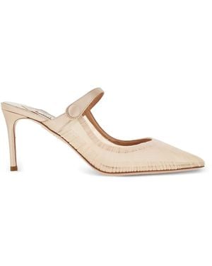 Aquazzura Mules Voil À Bout Pointu - Multicolour