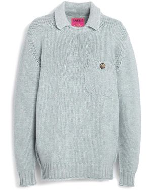 Barrie チャンキーニット カシミアセーター - ブルー